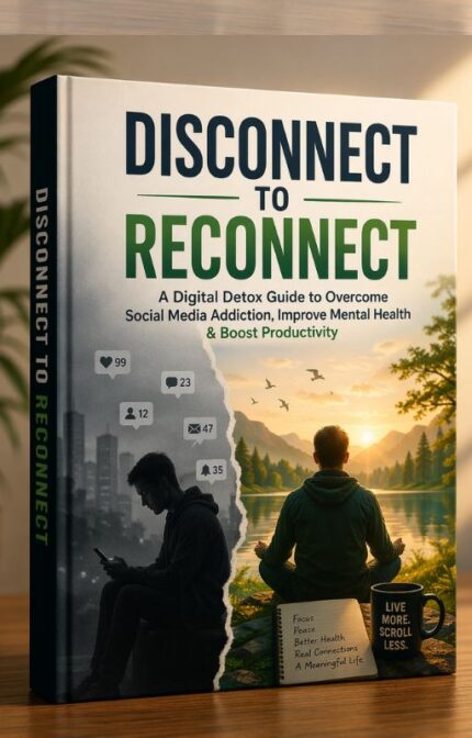Disconnect to Reconnect – Digital Detox Guide to Overcome Social Media Addiction, Improve Mental Health & Boost Productivity